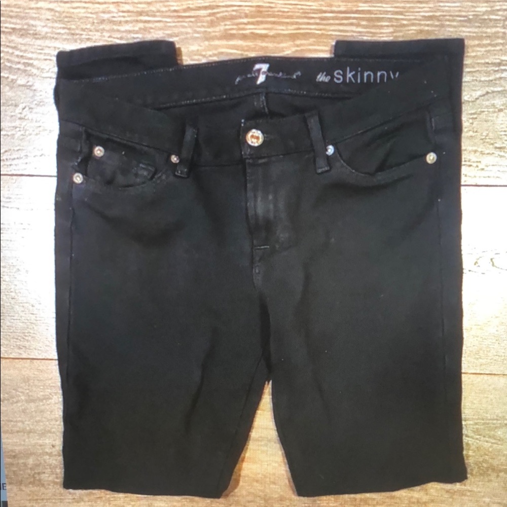 ❤️ 7 FOR ALL MANKIND SKINNY PONTE KNIT LEGGINGS, 8 (29)